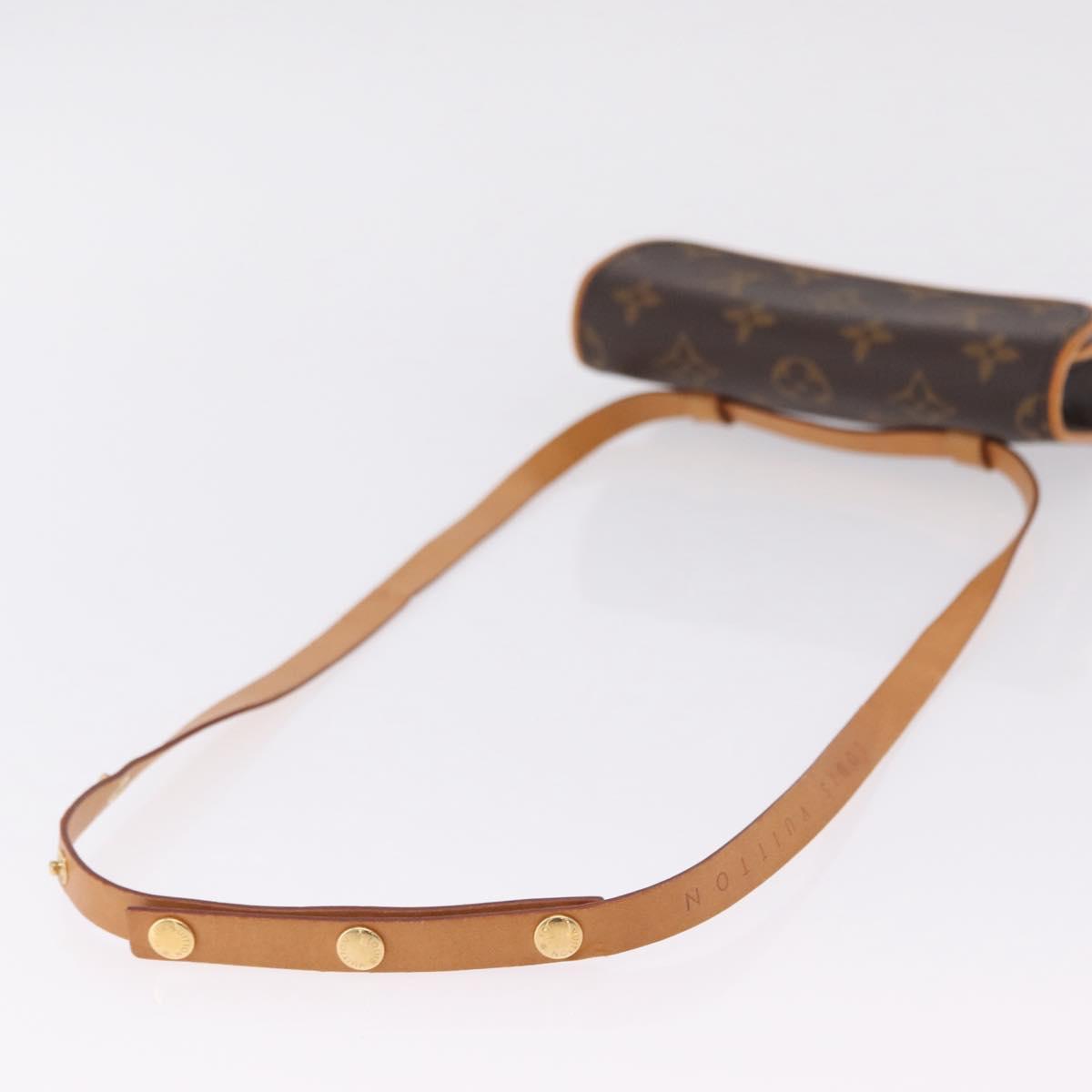 LOUIS VUITTON Monogram Pochette Florentine Waist bag M51855 LV Auth 208430A
