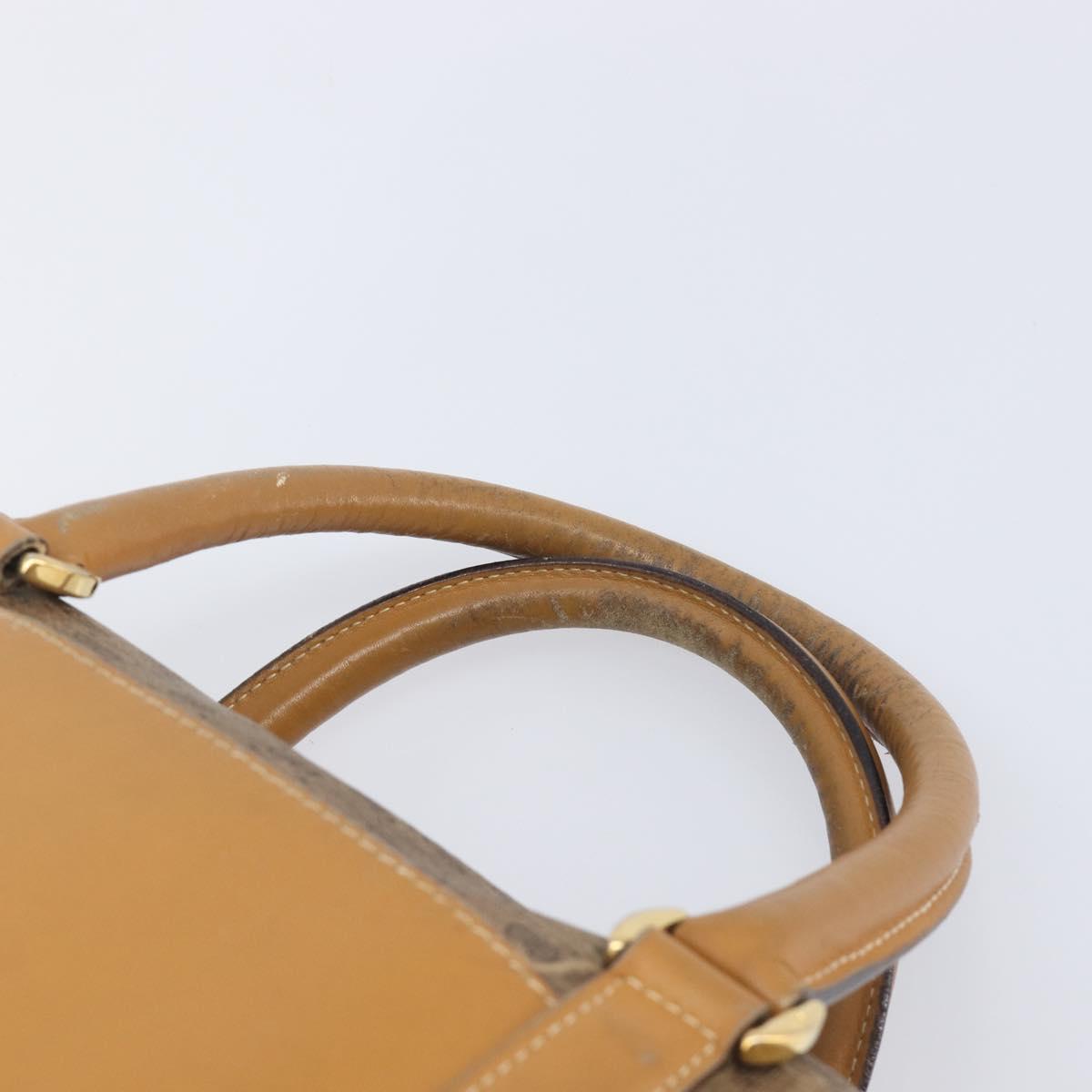 GUCCI Micro GG Supreme Boston Bag PVC Beige Gold 000 39 0158 Auth 208432