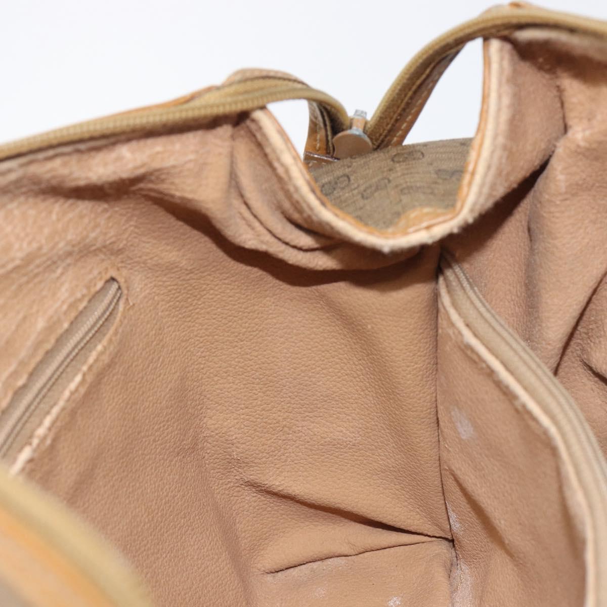 GUCCI Micro GG Supreme Boston Bag PVC Beige Gold 000 39 0158 Auth 208432