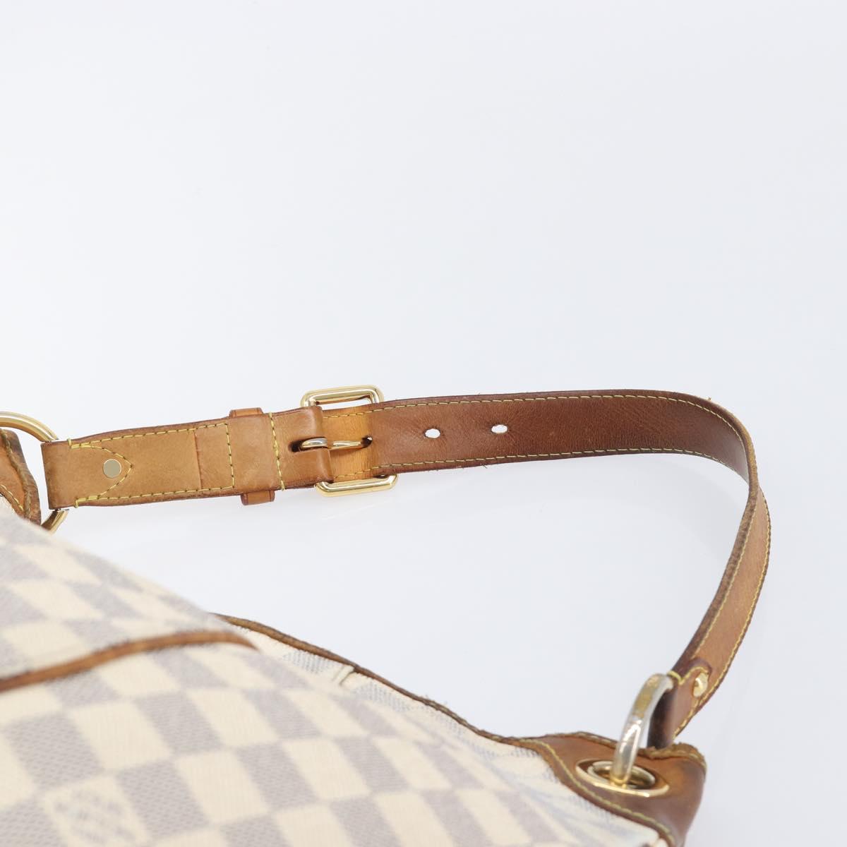 LOUIS VUITTON Damier Azur Galliera PM Shoulder Bag N55215 LV Auth 208435