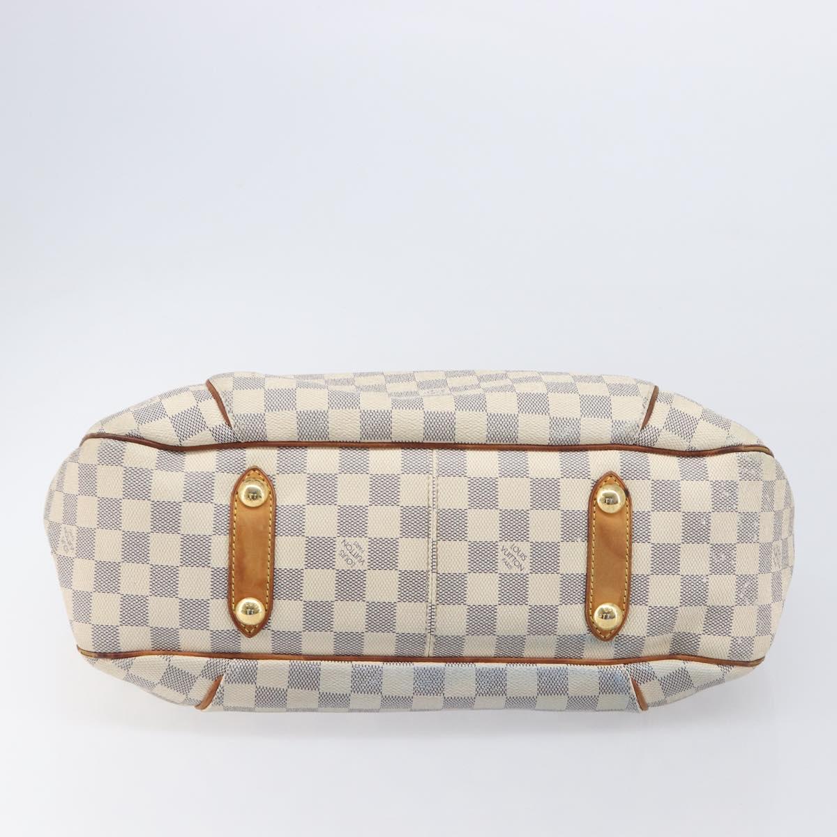 LOUIS VUITTON Damier Azur Galliera PM Shoulder Bag N55215 LV Auth 208435