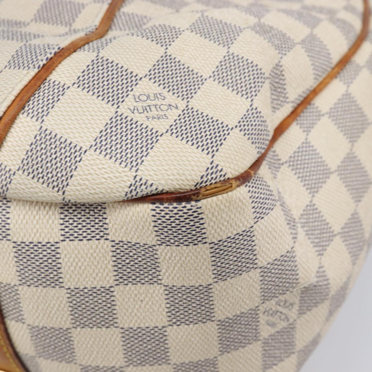 LOUIS VUITTON Damier Azur Galliera PM Shoulder Bag N55215 LV Auth 208435