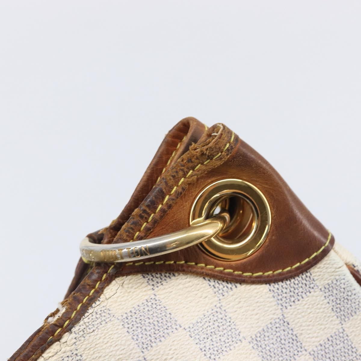 LOUIS VUITTON Damier Azur Galliera PM Shoulder Bag N55215 LV Auth 208435