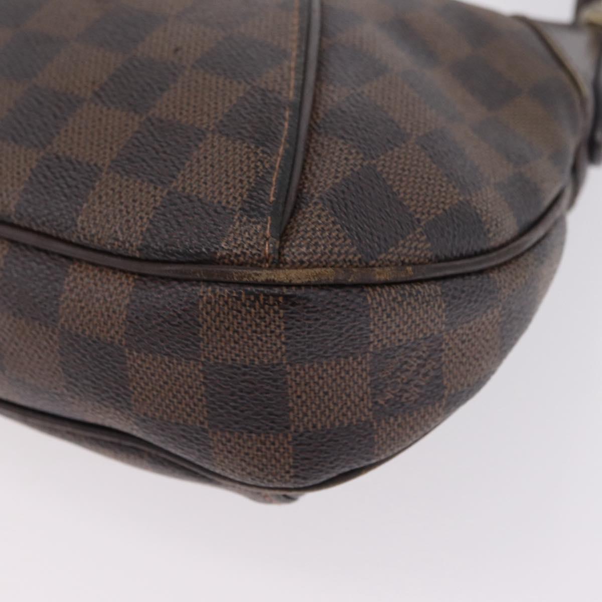 LOUIS VUITTON Damier Ebene Thames PM Shoulder Bag N48180 LV Auth 208436
