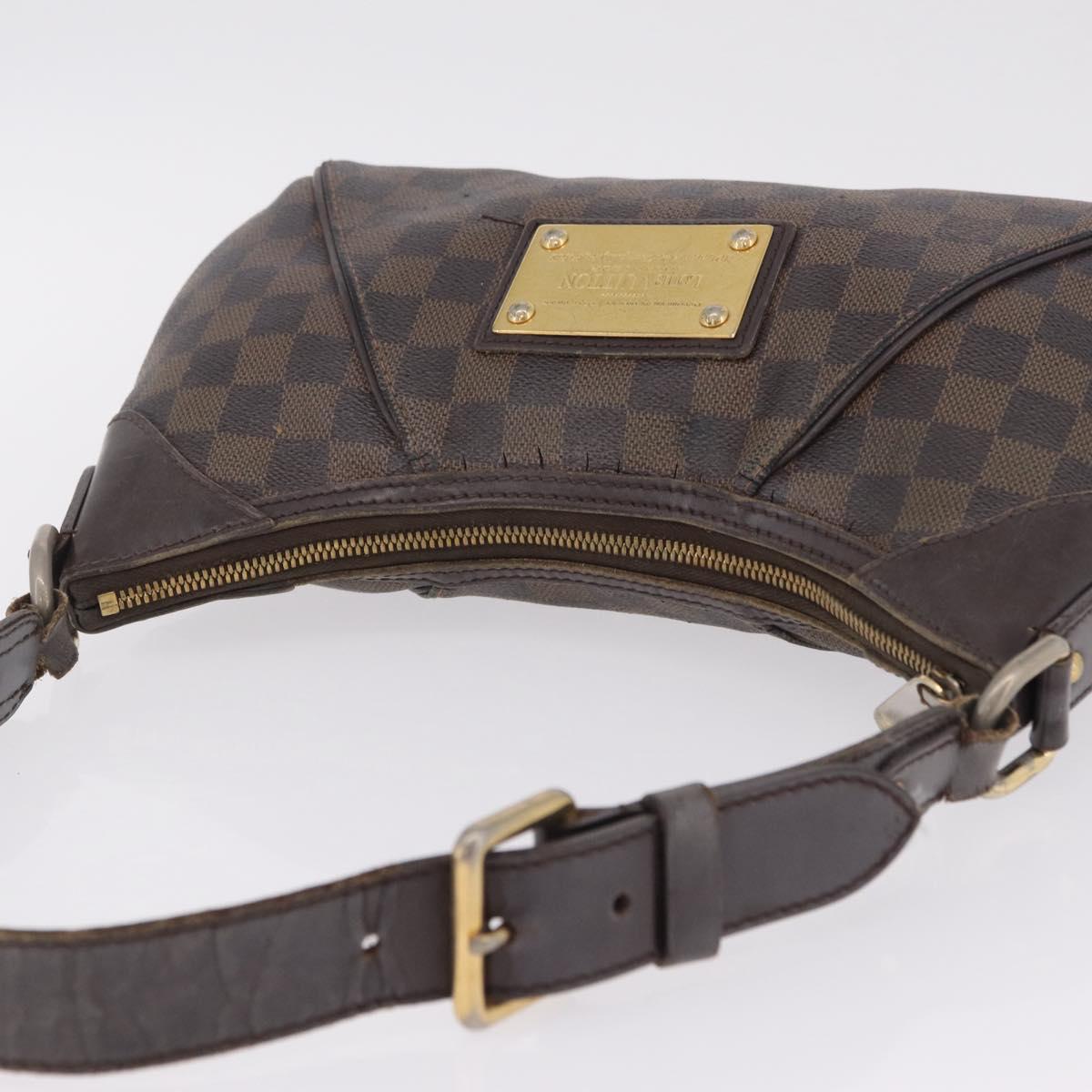 LOUIS VUITTON Damier Ebene Thames PM Shoulder Bag N48180 LV Auth 208436