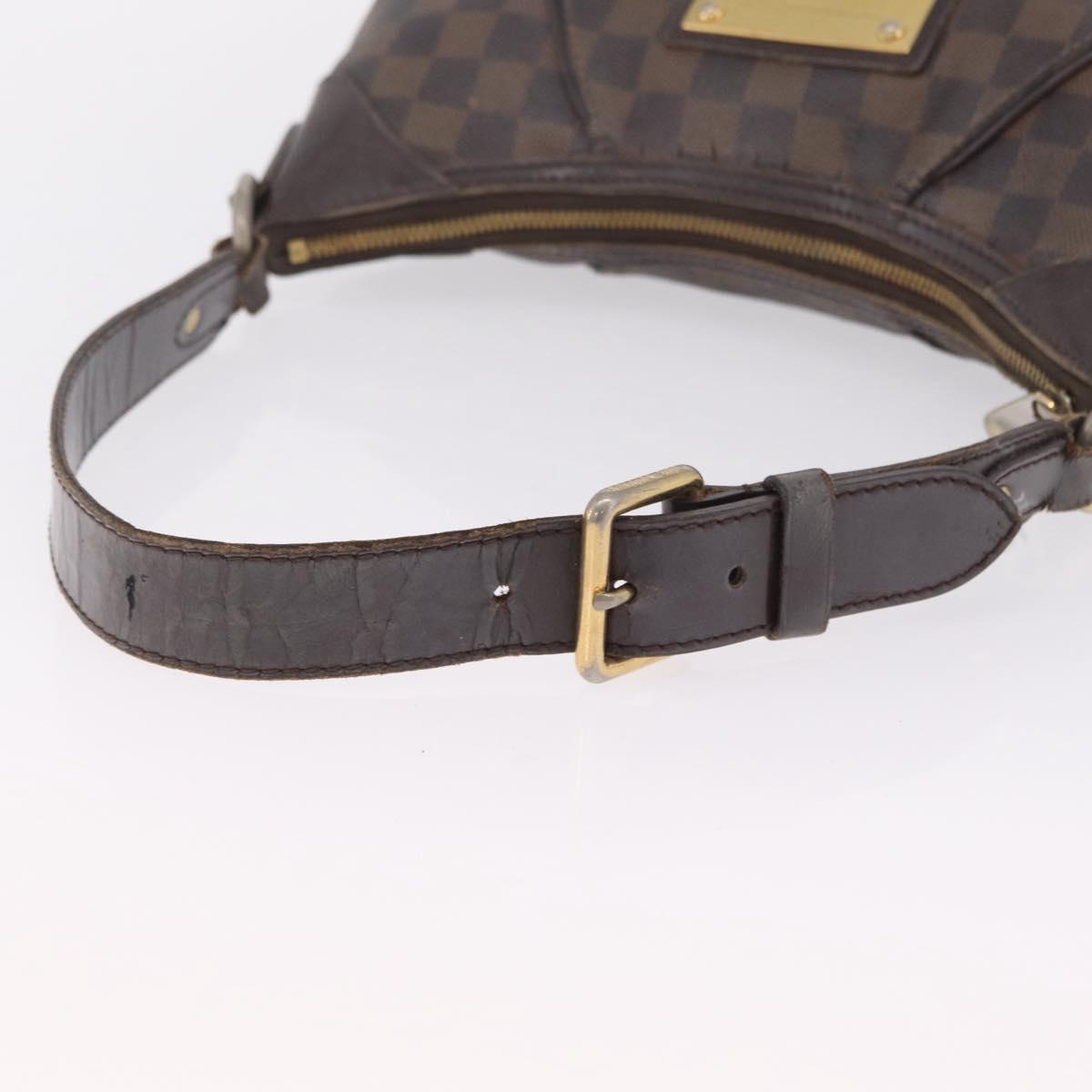 LOUIS VUITTON Damier Ebene Thames PM Shoulder Bag N48180 LV Auth 208436