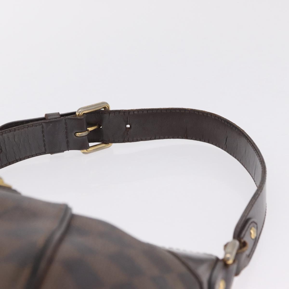 LOUIS VUITTON Damier Ebene Thames PM Shoulder Bag N48180 LV Auth 208436
