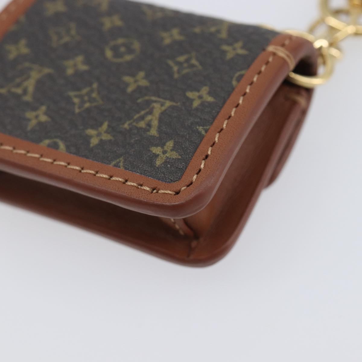 LOUIS VUITTON Monogram Reverse Micro Dauphine Bag M80250 LV Auth 208439M