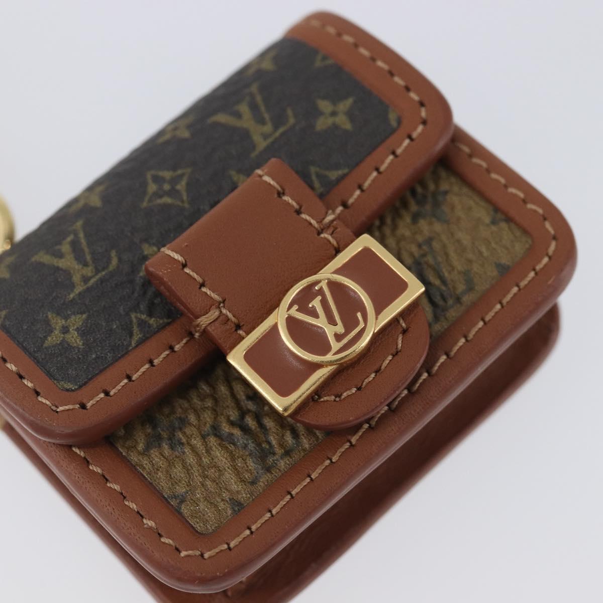 LOUIS VUITTON Monogram Reverse Micro Dauphine Bag M80250 LV Auth 208439M