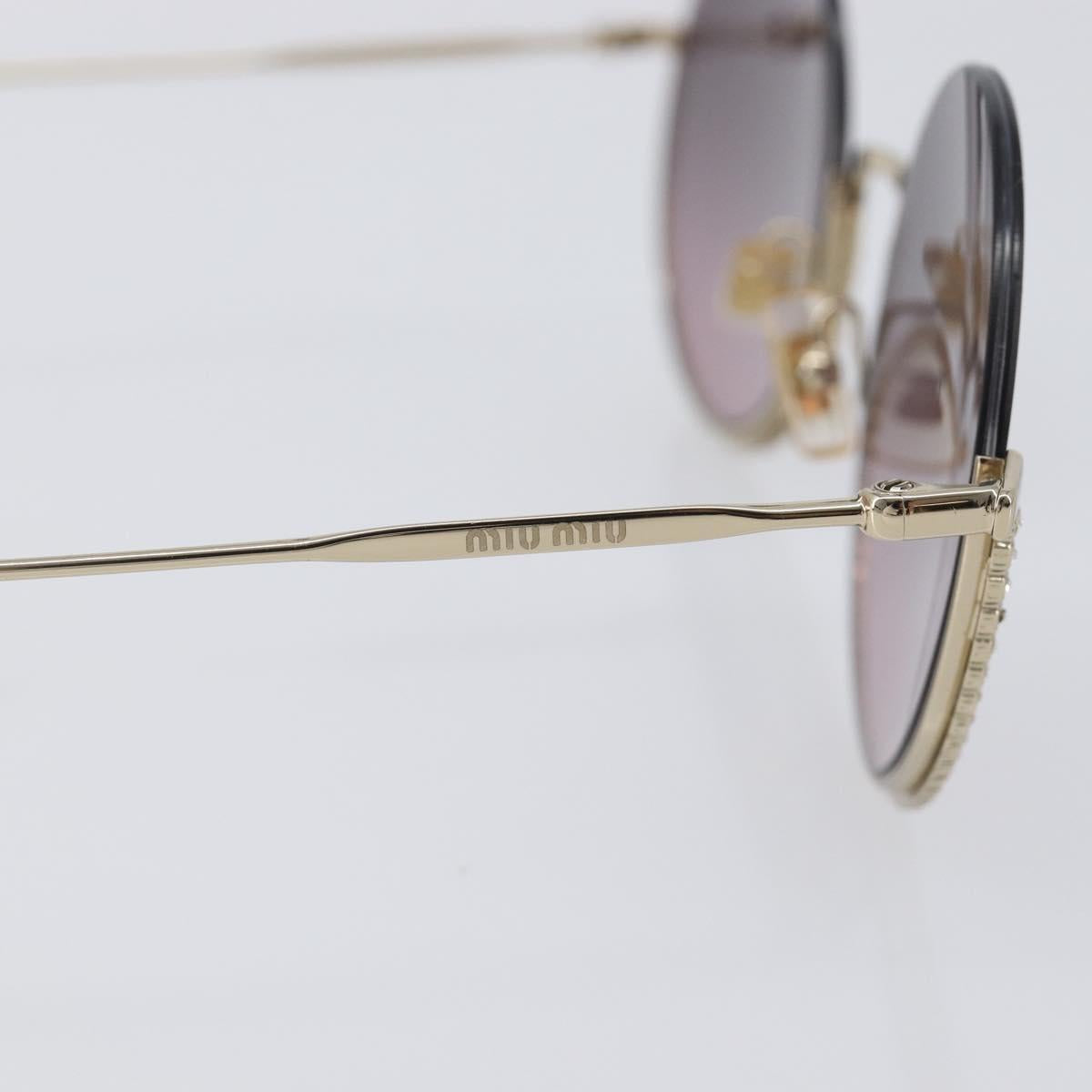 Miu Miu Sunglasses metal Silver Auth 208441