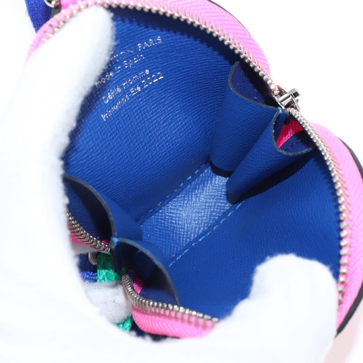 LOUIS VUITTON Taurillon Clemence Illusion Trio Pouch NM M59680 Auth 208551SM