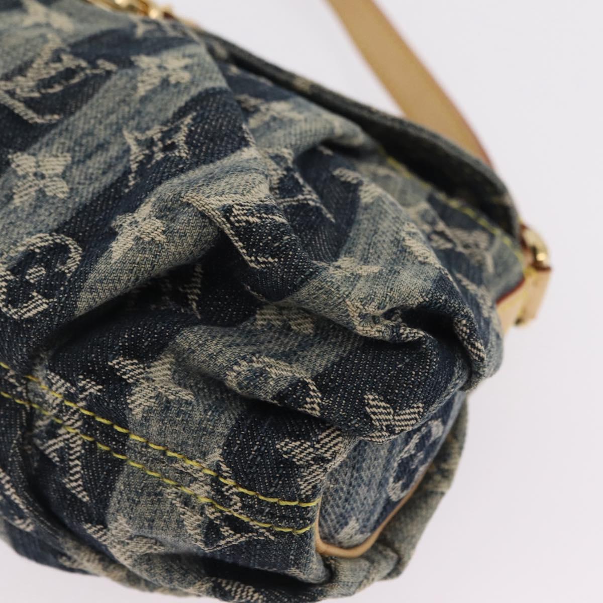LOUIS VUITTON Monogram Denim Mini Pretty Raye Bag Blue M95333 LV Auth 208556SAM