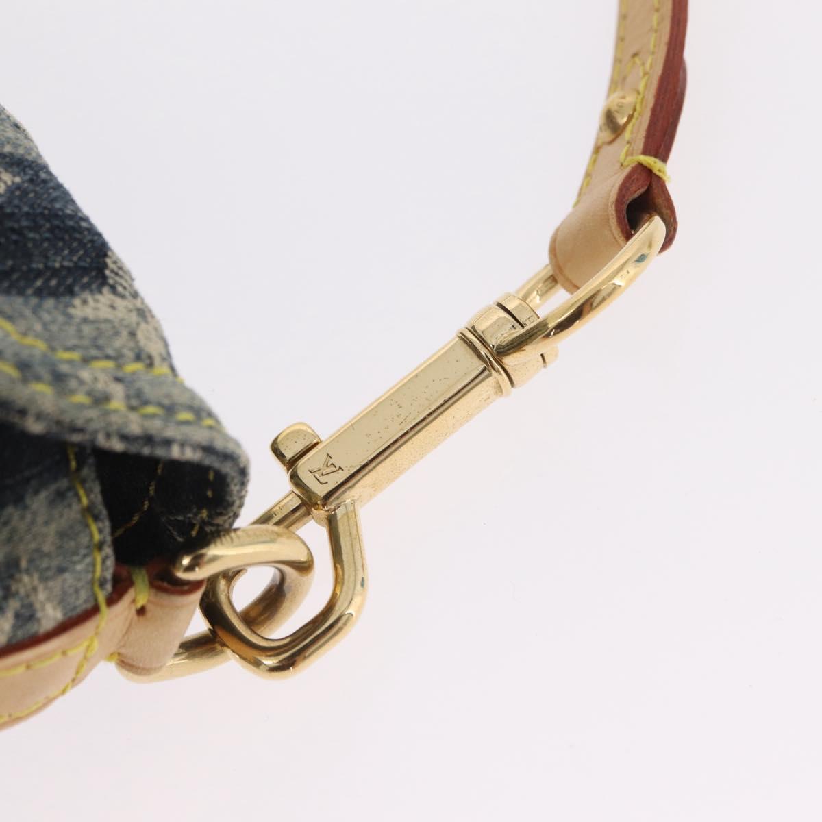 LOUIS VUITTON Monogram Denim Mini Pretty Raye Bag Blue M95333 LV Auth 208556SAM