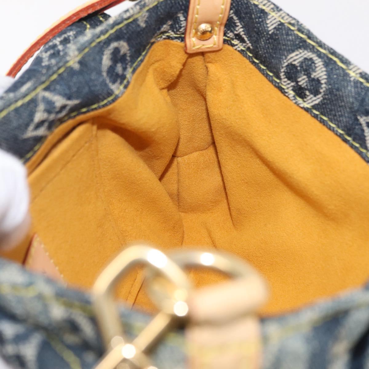 LOUIS VUITTON Monogram Denim Mini Pretty Raye Bag Blue M95333 LV Auth 208556SAM