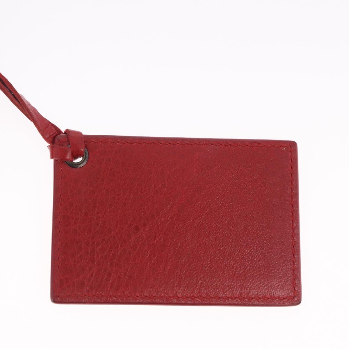 Balenciaga Mini City Hand Bag Leather Red 300295 Auth 208564V
