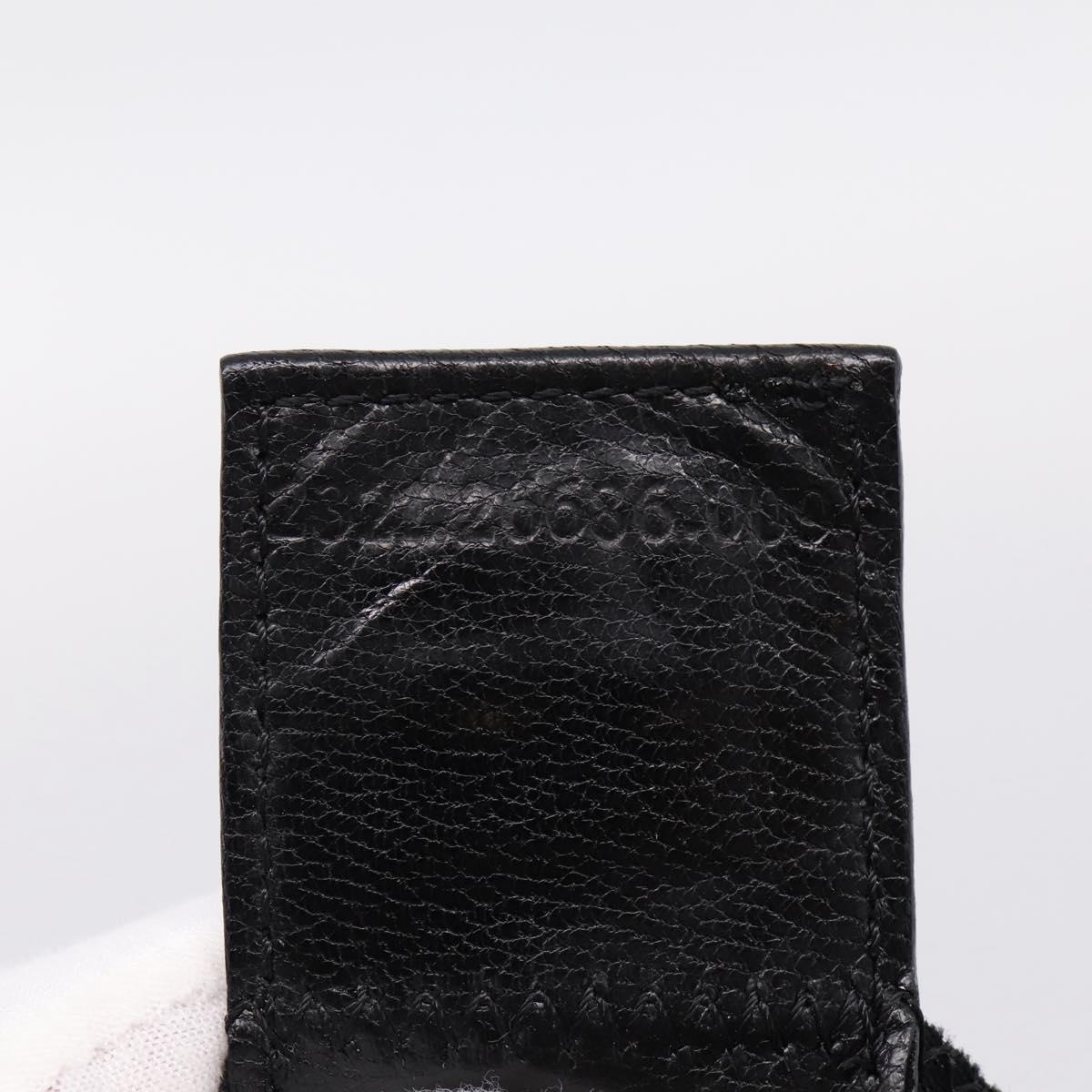 FENDI Mamma Baguette Shoulder Bag Cotton Jersey Black Silver 26686 Auth 208573V