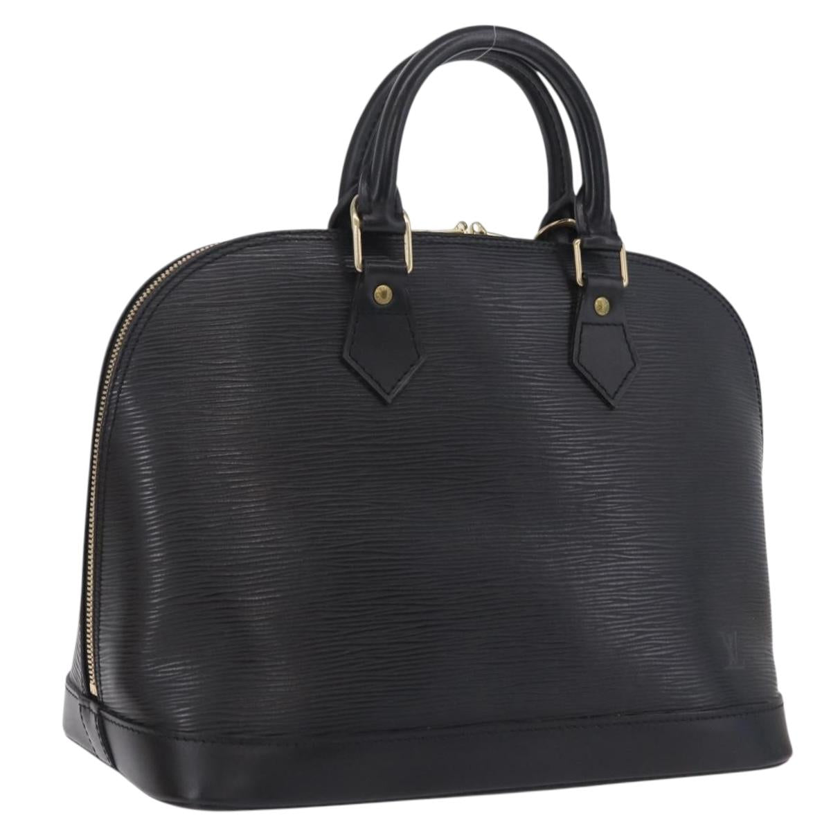 LOUIS VUITTON Epi Alma Hand Bag Noir Black M52142 LV Auth 208593V