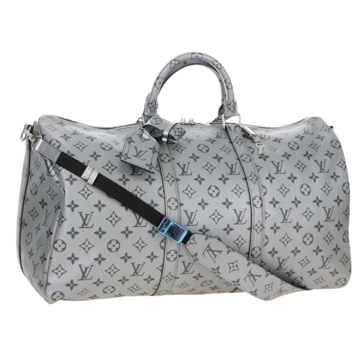 LOUIS VUITTON Monogram Reflect Keepall Bandouliere 50 Bag LV Auth 208595SM