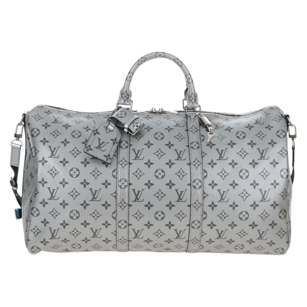 LOUIS VUITTON Monogram Reflect Keepall Bandouliere 50 Bag LV Auth 208595SM