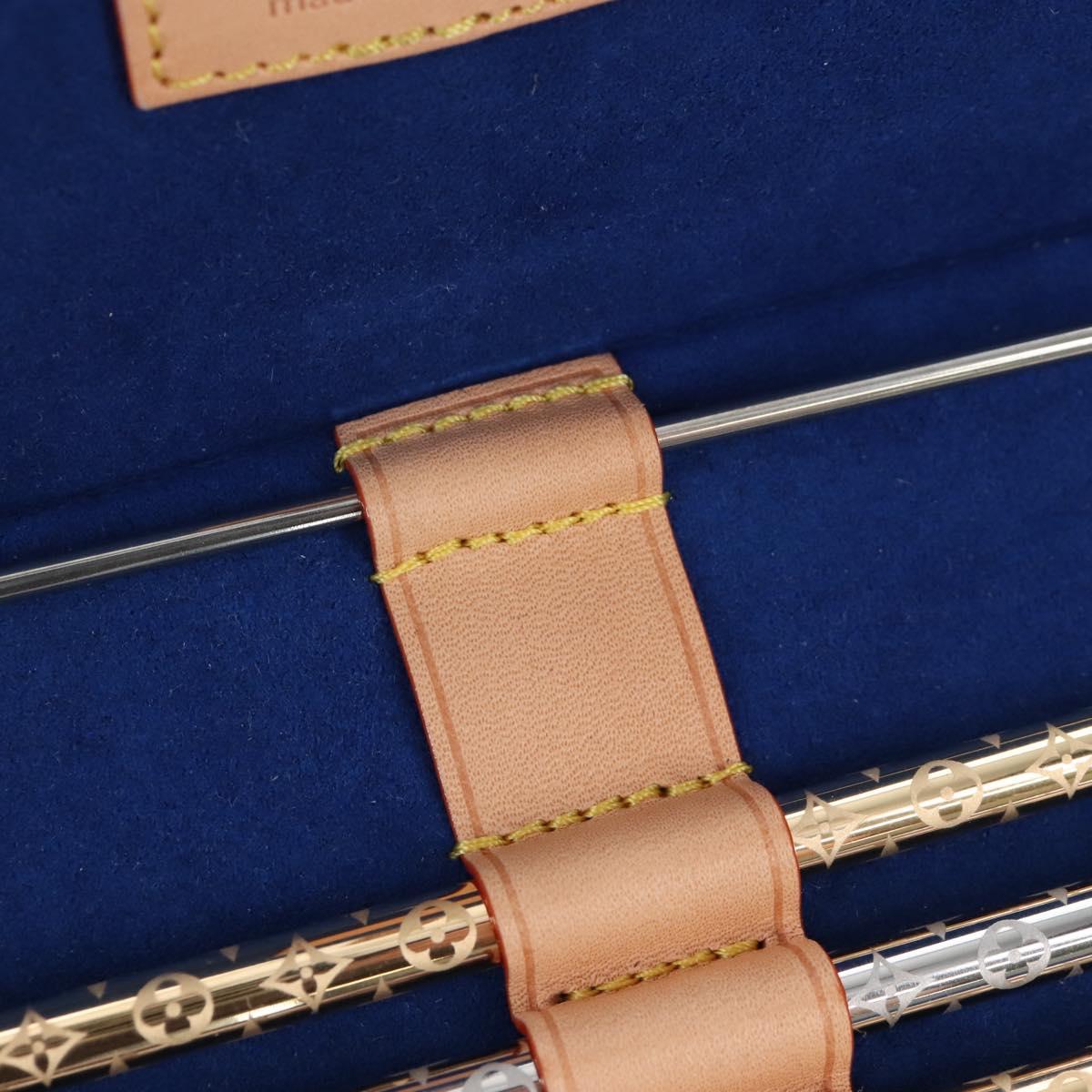 LOUIS VUITTON Monogram Etui 6 Paille Accessory Case GI0477 LV Auth 208606SAM