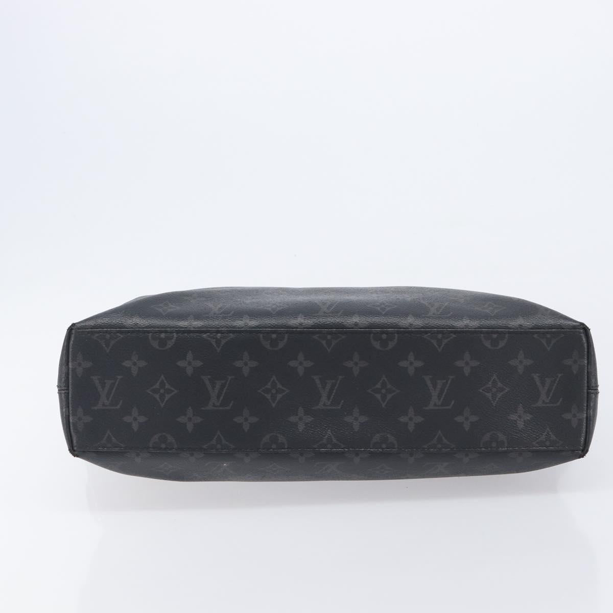 LOUIS VUITTON Monogram Eclipse Explorer Business Bag M40566 LV Auth 208626
