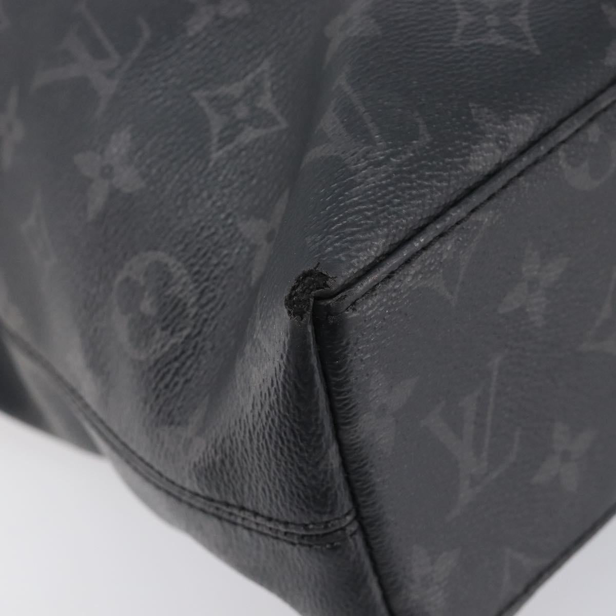 LOUIS VUITTON Monogram Eclipse Explorer Business Bag M40566 LV Auth 208626
