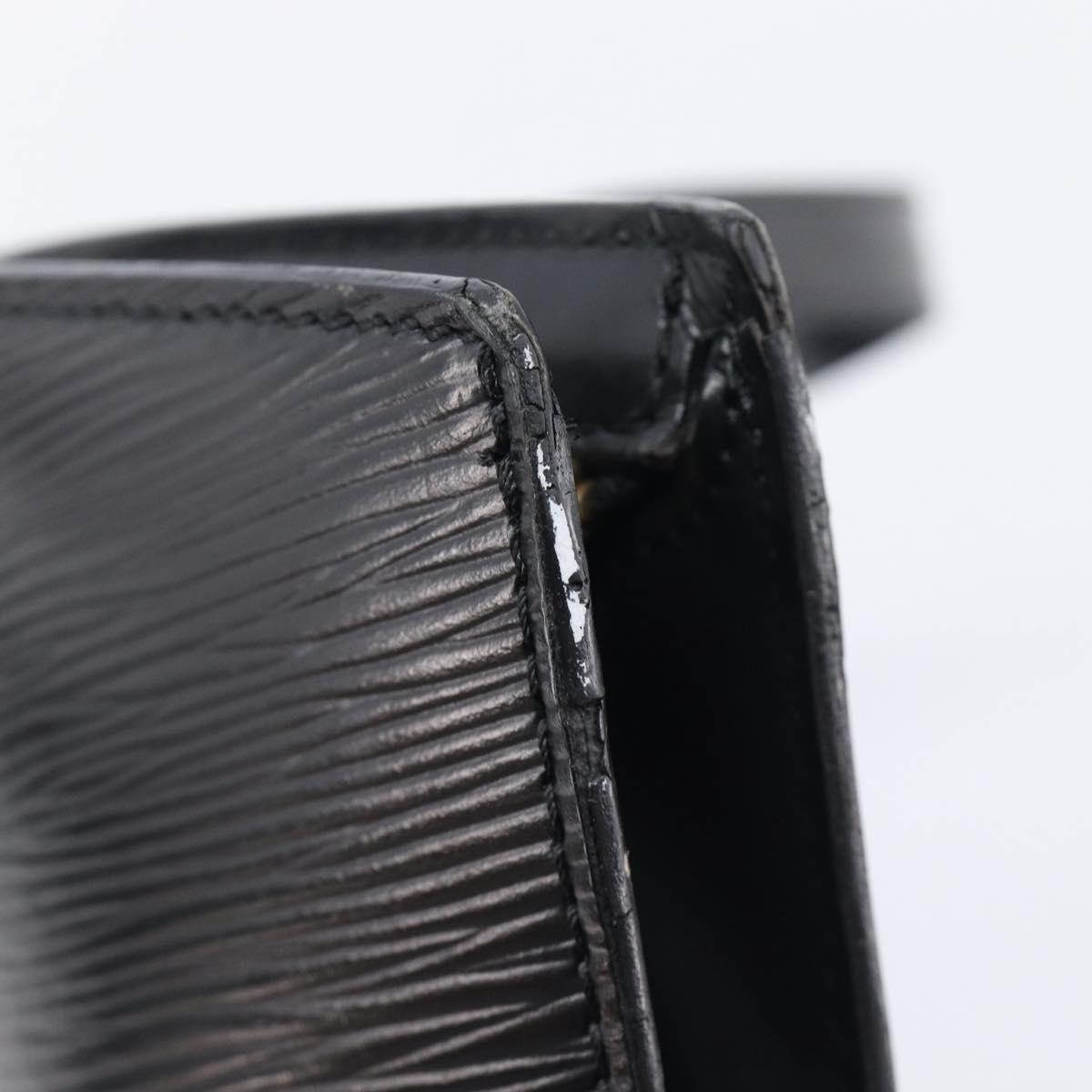 LOUIS VUITTON Epi Saint Jacques Shoulder Bag Black M52272 LV Auth 208635V