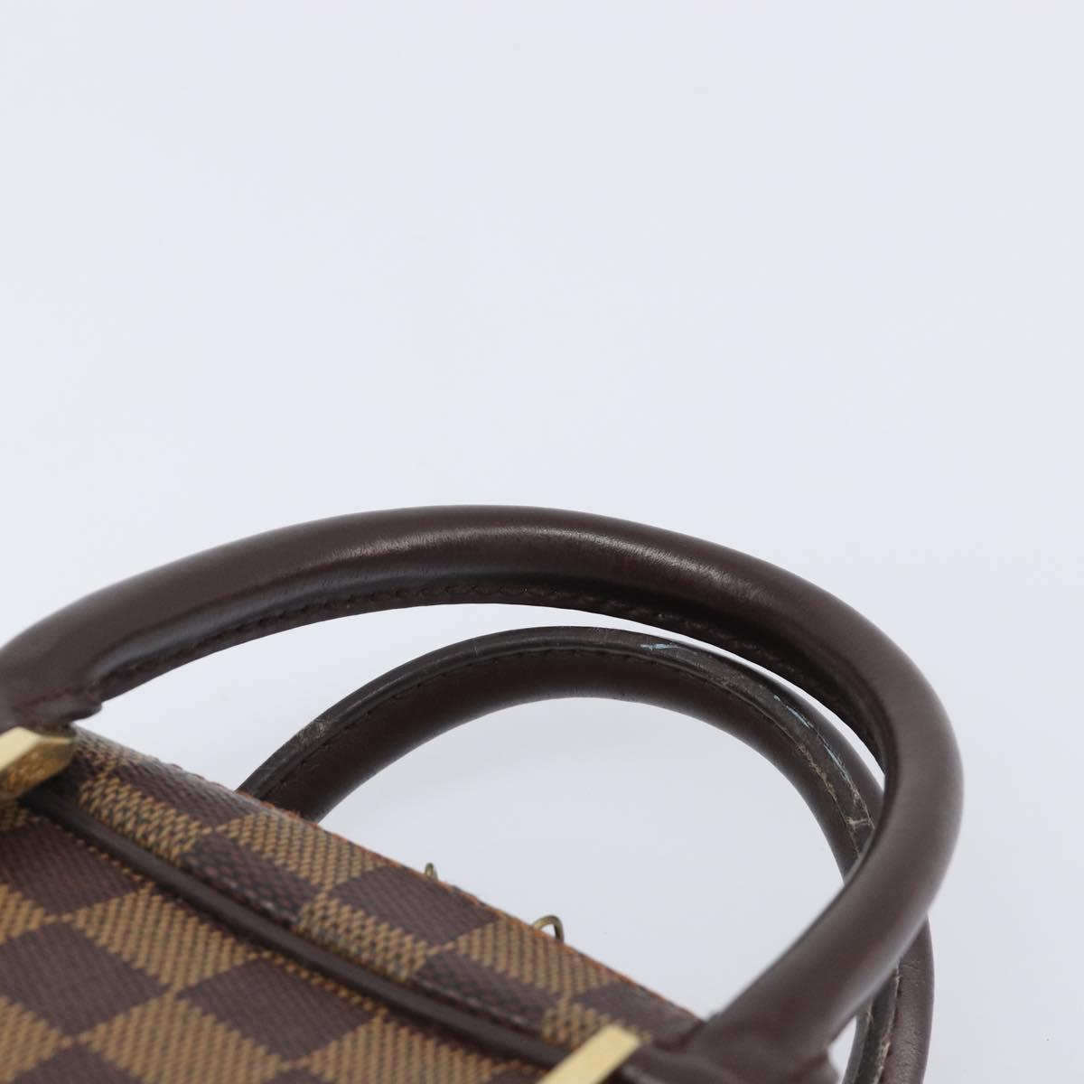 LOUIS VUITTON Damier Ebene Saria mini Hand Bag N51286 LV Auth 208637V
