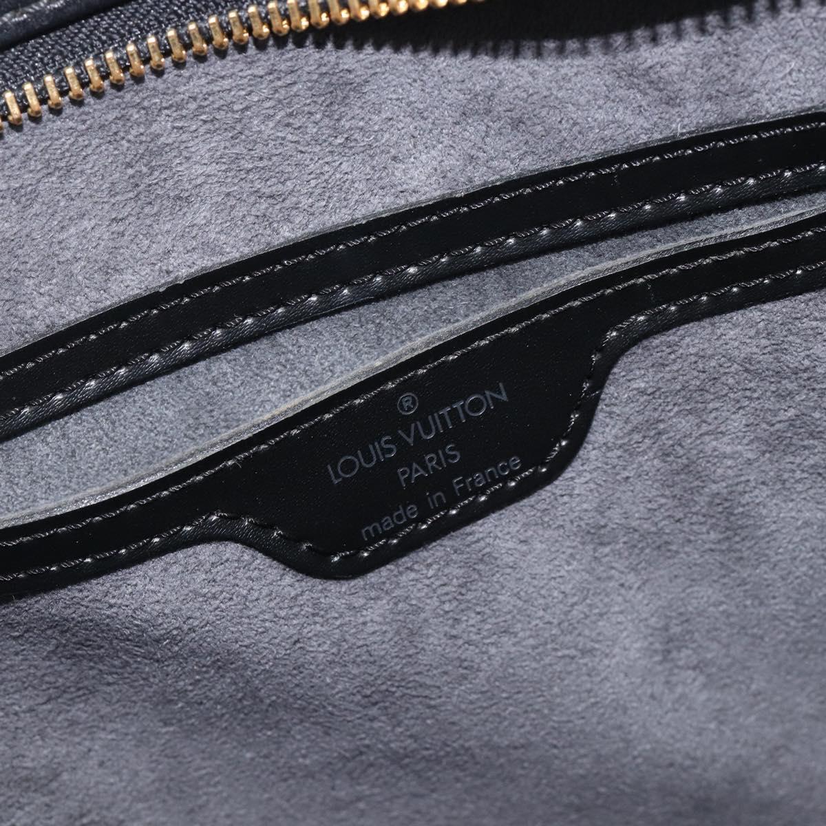 LOUIS VUITTON Epi Saint Jacques Powanie Long Bag Black M52332 LV Auth 208643V