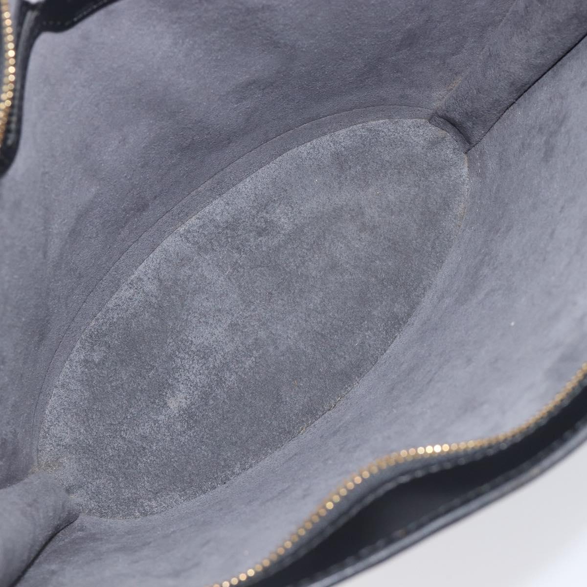 LOUIS VUITTON Epi Saint Jacques Powanie Long Bag Black M52332 LV Auth 208643V