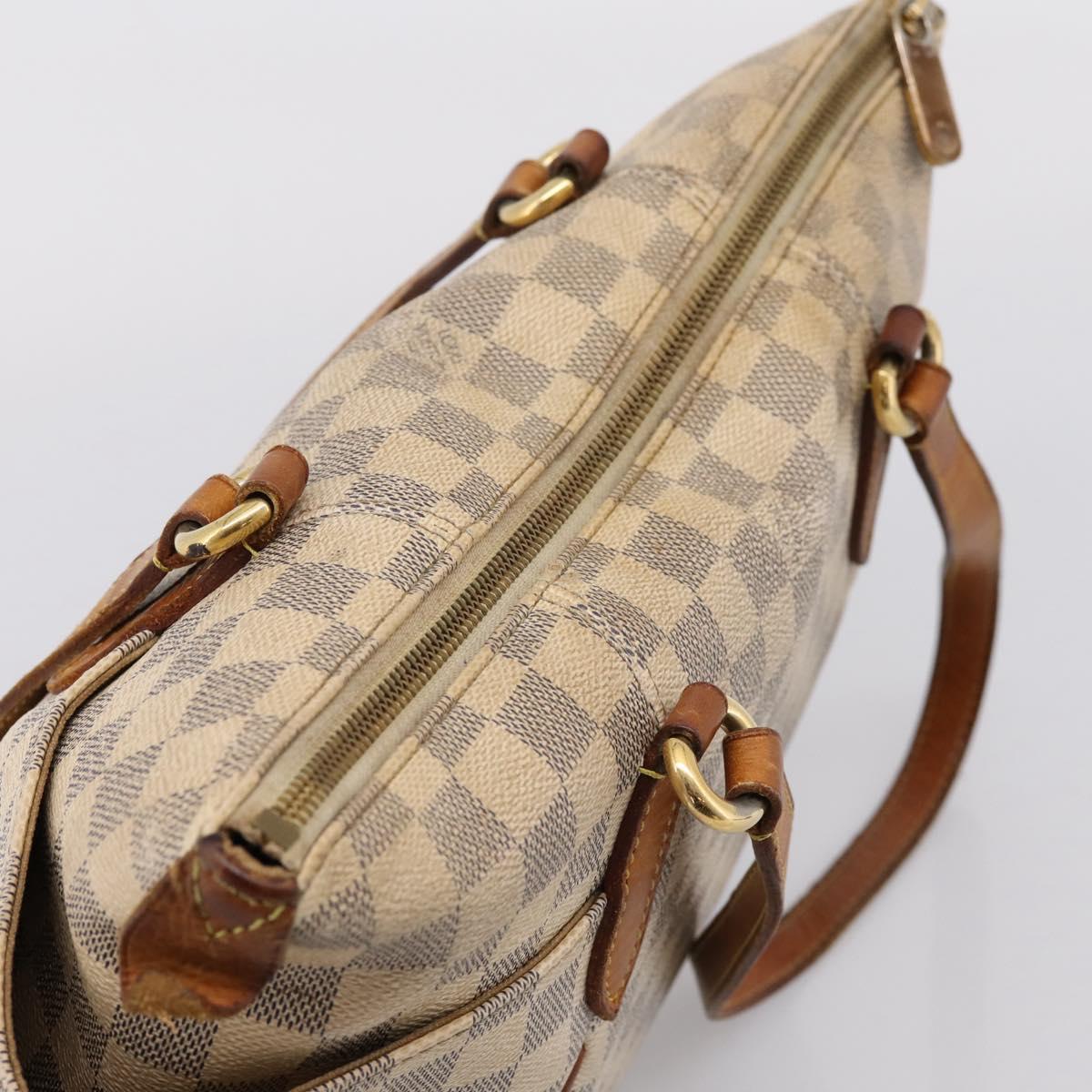 LOUIS VUITTON Damier Azur Totally MM Tote Bag N51262 LV Auth 208644