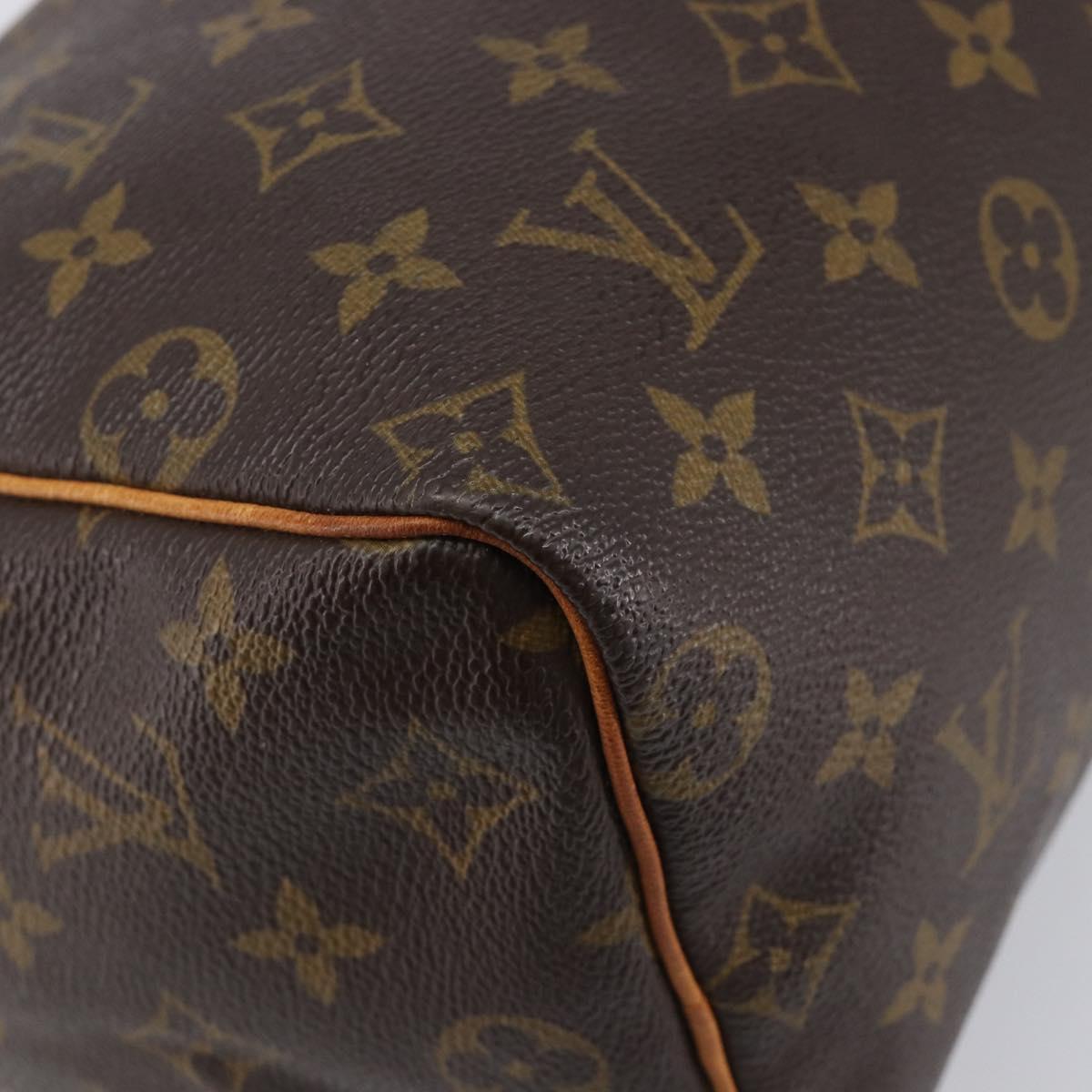 LOUIS VUITTON Monogram Speedy 25 Hand Bag M41528 LV Auth 208661A