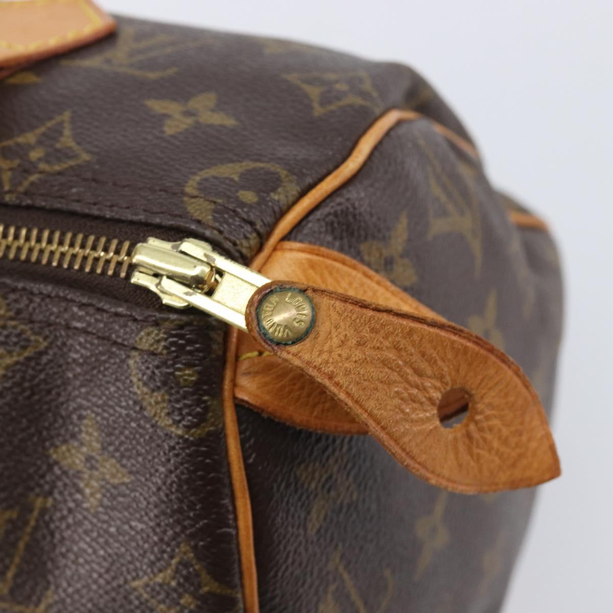 LOUIS VUITTON Monogram Speedy 25 Hand Bag M41528 LV Auth 208661A