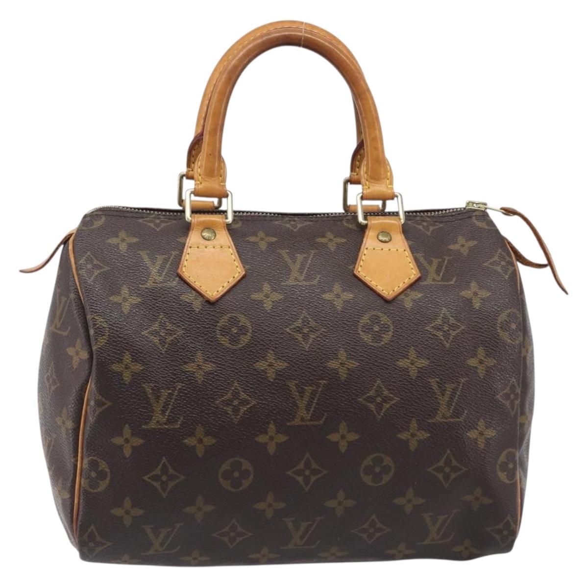 LOUIS VUITTON Monogram Speedy 25 Hand Bag M41528 LV Auth 208661A