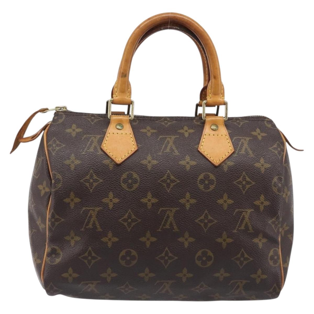 LOUIS VUITTON Monogram Speedy 25 Hand Bag M41528 LV Auth 208661A
