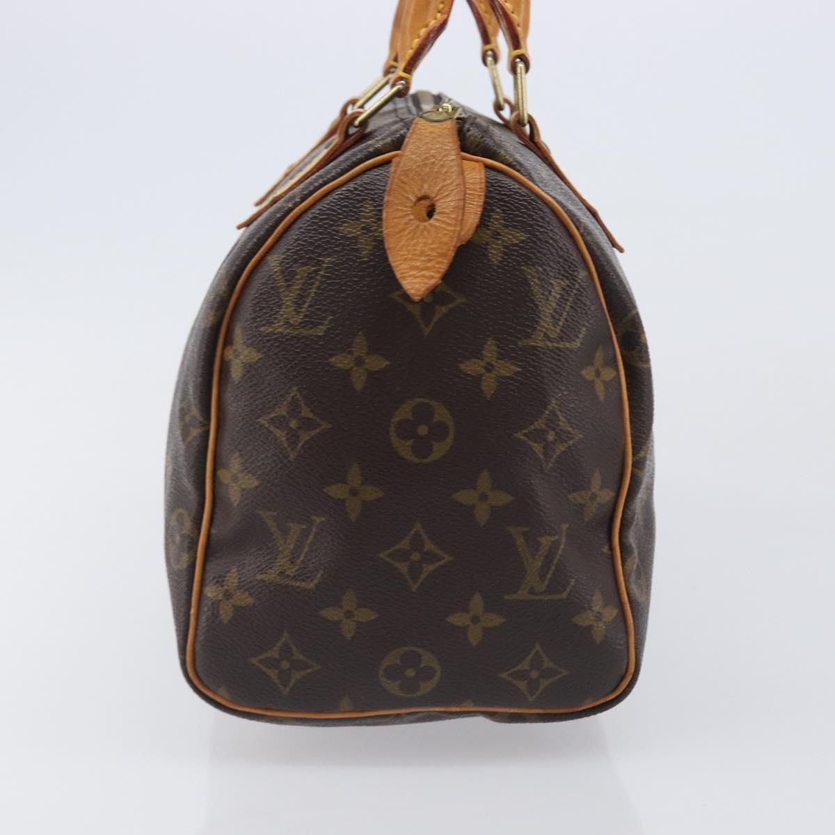 LOUIS VUITTON Monogram Speedy 25 Hand Bag M41528 LV Auth 208661A