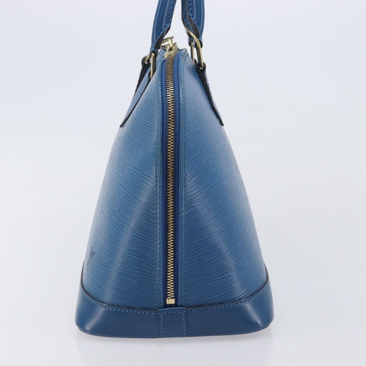 LOUIS VUITTON Epi Alma Hand Bag Toledo Blue M52145 LV Auth 208671A