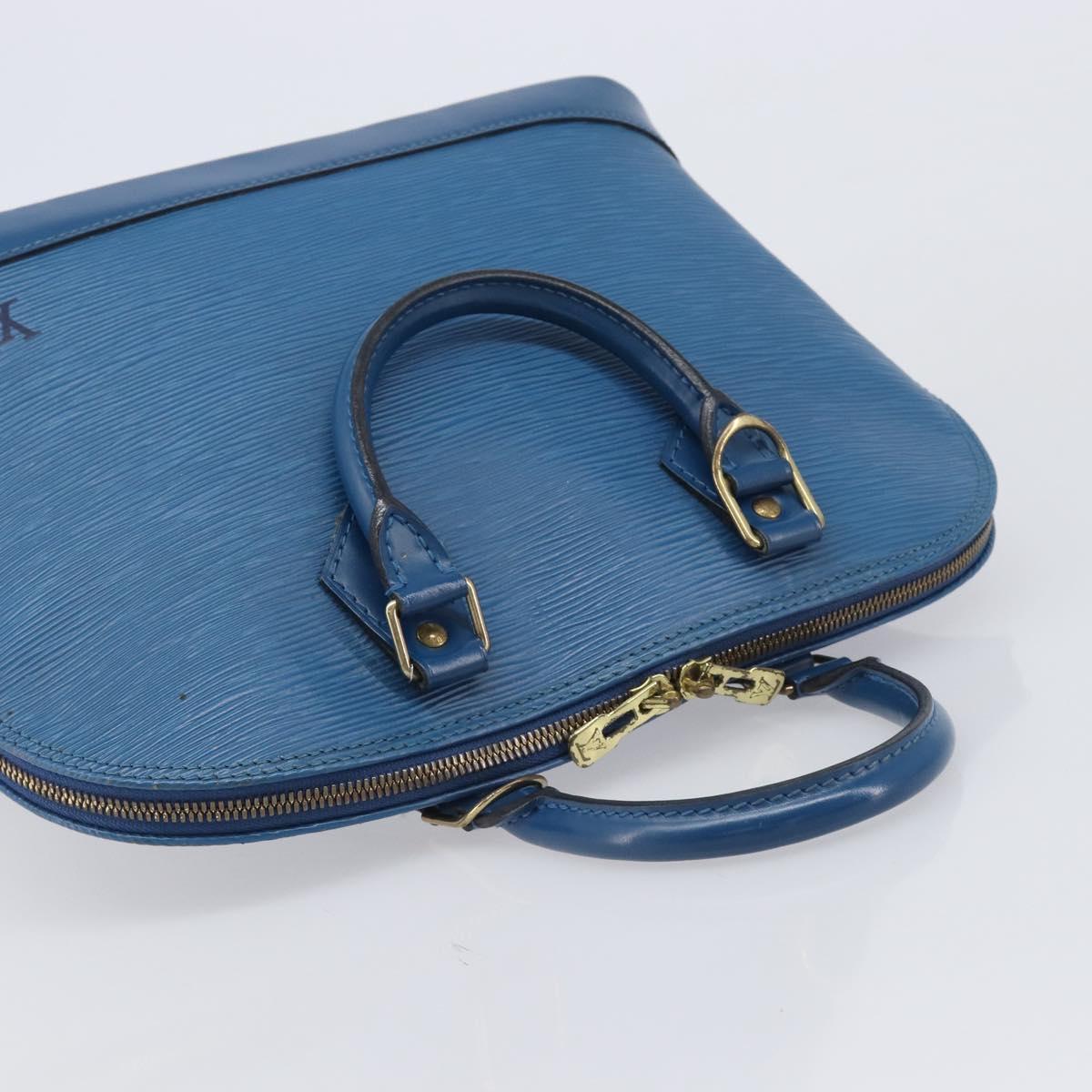 LOUIS VUITTON Epi Alma Hand Bag Toledo Blue M52145 LV Auth 208671A