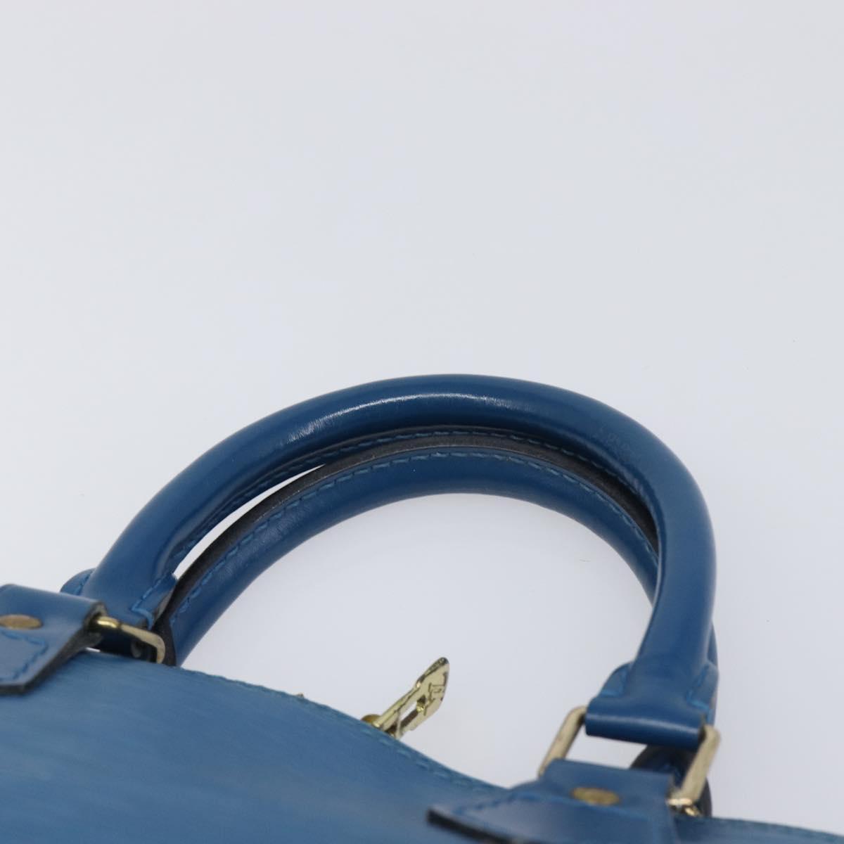 LOUIS VUITTON Epi Alma Hand Bag Toledo Blue M52145 LV Auth 208671A