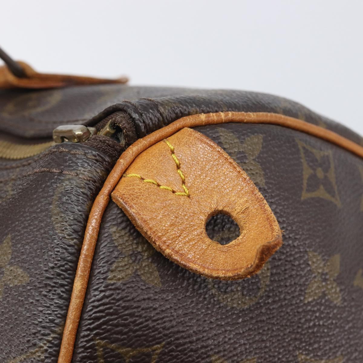 LOUIS VUITTON Monogram Speedy 30 Hand Bag M41526 LV Auth 208672
