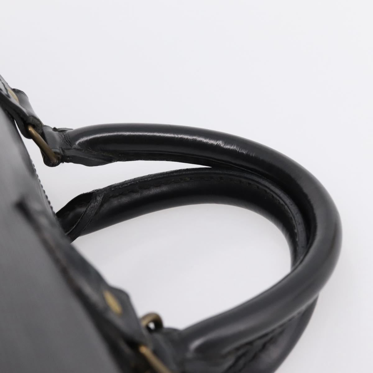 LOUIS VUITTON Epi Speedy 30 Hand Bag Noir Black M43002 LV Auth 208684V