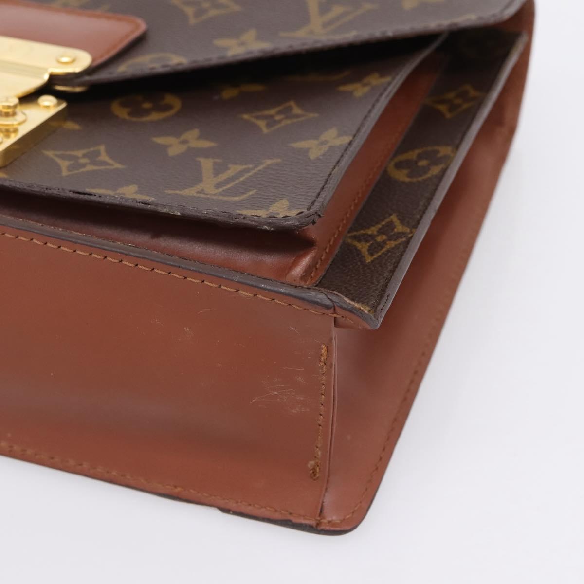 LOUIS VUITTON Monogram Monceau 26 Hand Bag M51187 LV Auth 208685