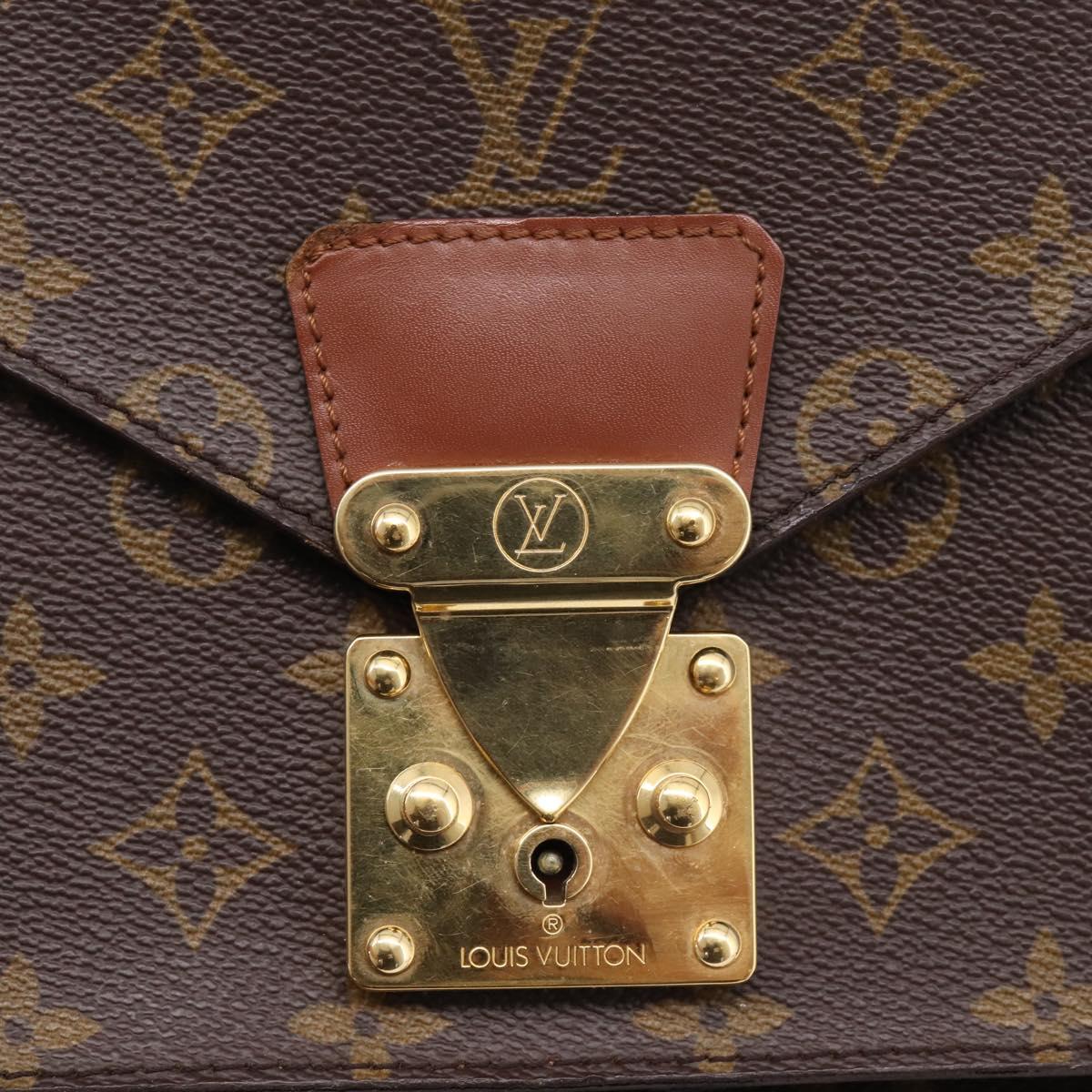 LOUIS VUITTON Monogram Monceau 26 Hand Bag M51187 LV Auth 208685