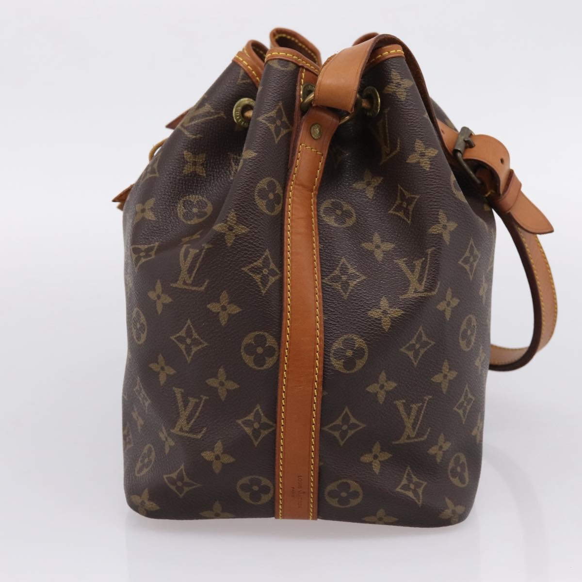 LOUIS VUITTON Monogram Petit Noe Shoulder Bag M42226 LV Auth 208703V