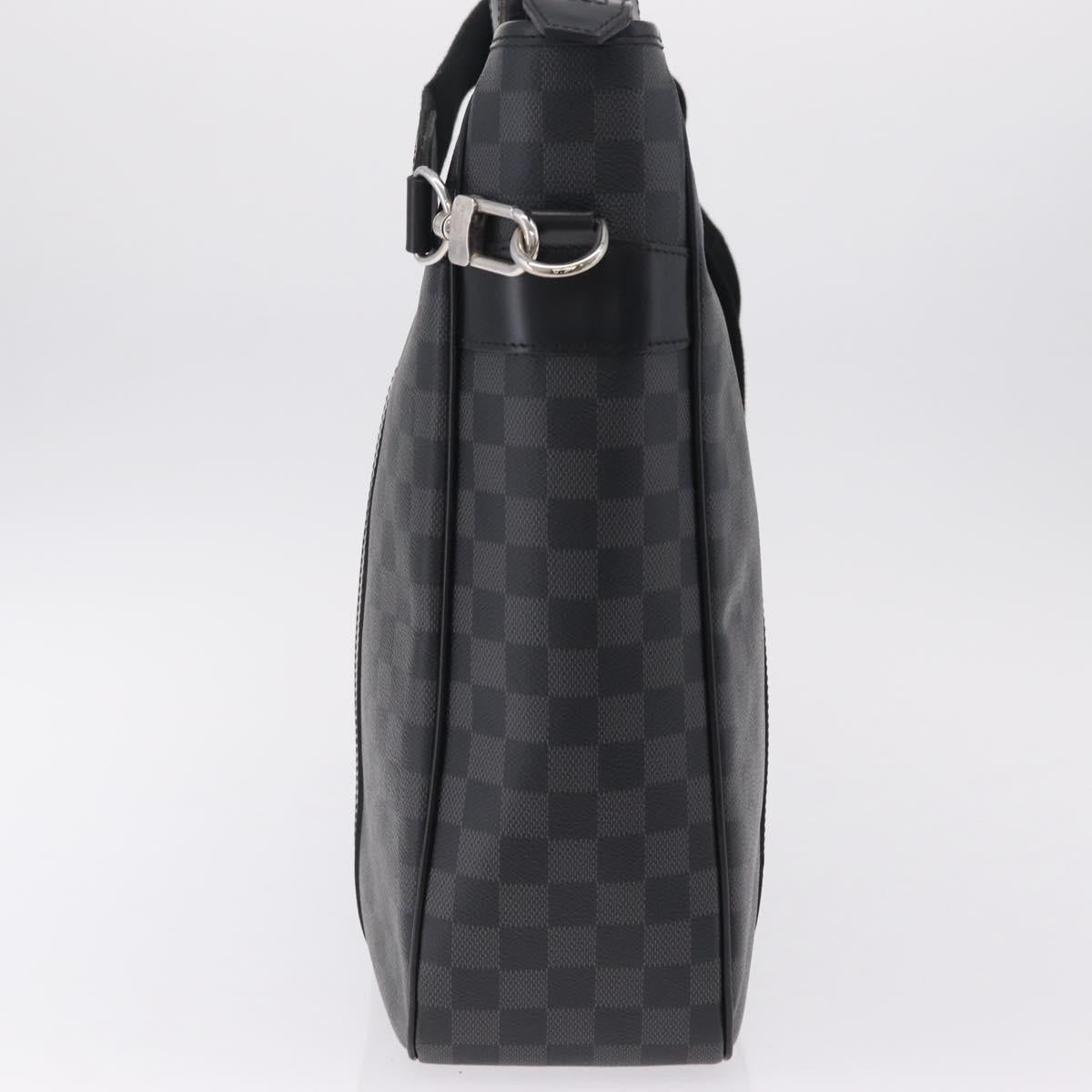 LOUIS VUITTON Damier Graphite Tadao Shoulder Bag 2way N51192 LV Auth 208724V