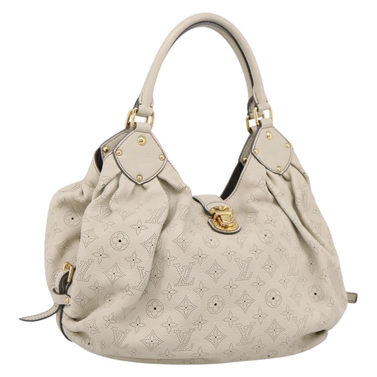 LOUIS VUITTON Monogram Punching Mahina Neo L Bag Leather M94280 LV Auth 208725V