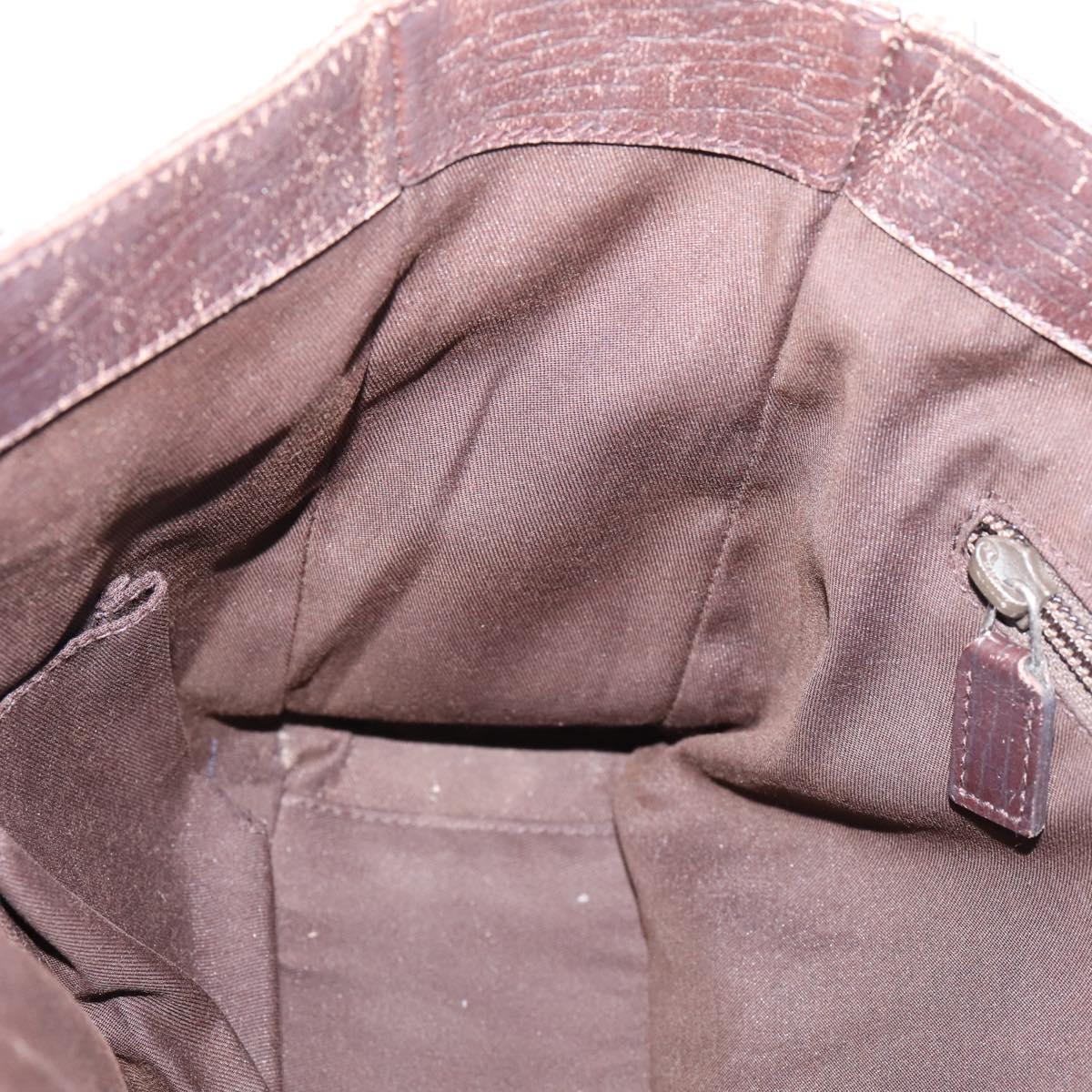GUCCI GG Supreme Tote Bag PVC Beige Silver 141976 Auth 208730