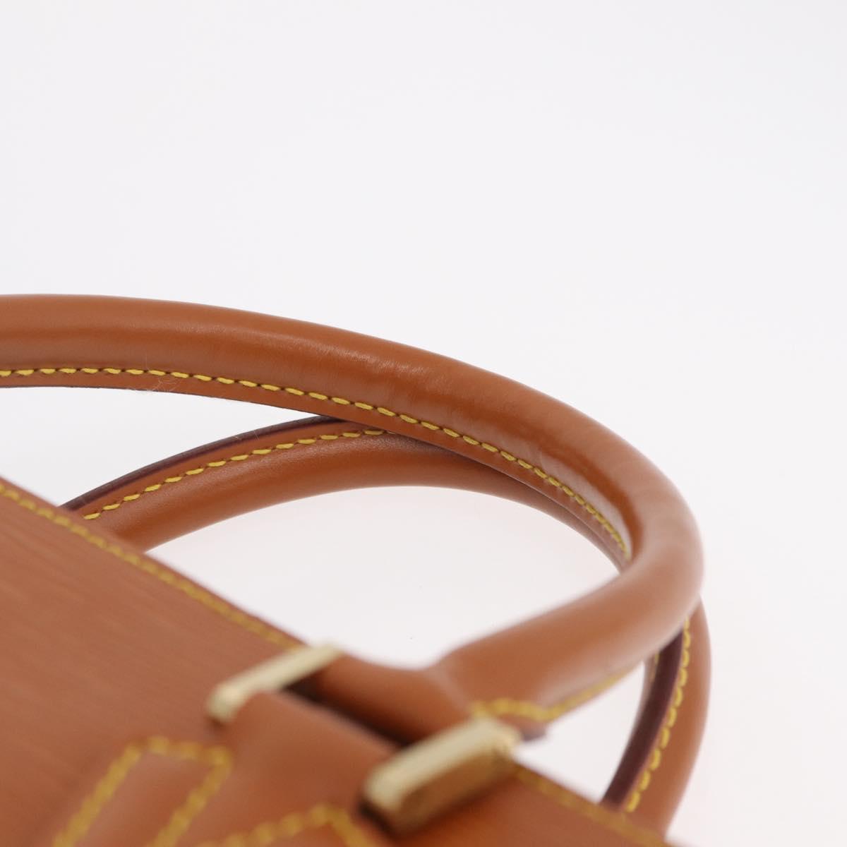 LOUIS VUITTON Epi Sorbonne Hand Bag Brown M54513 LV Auth 208734
