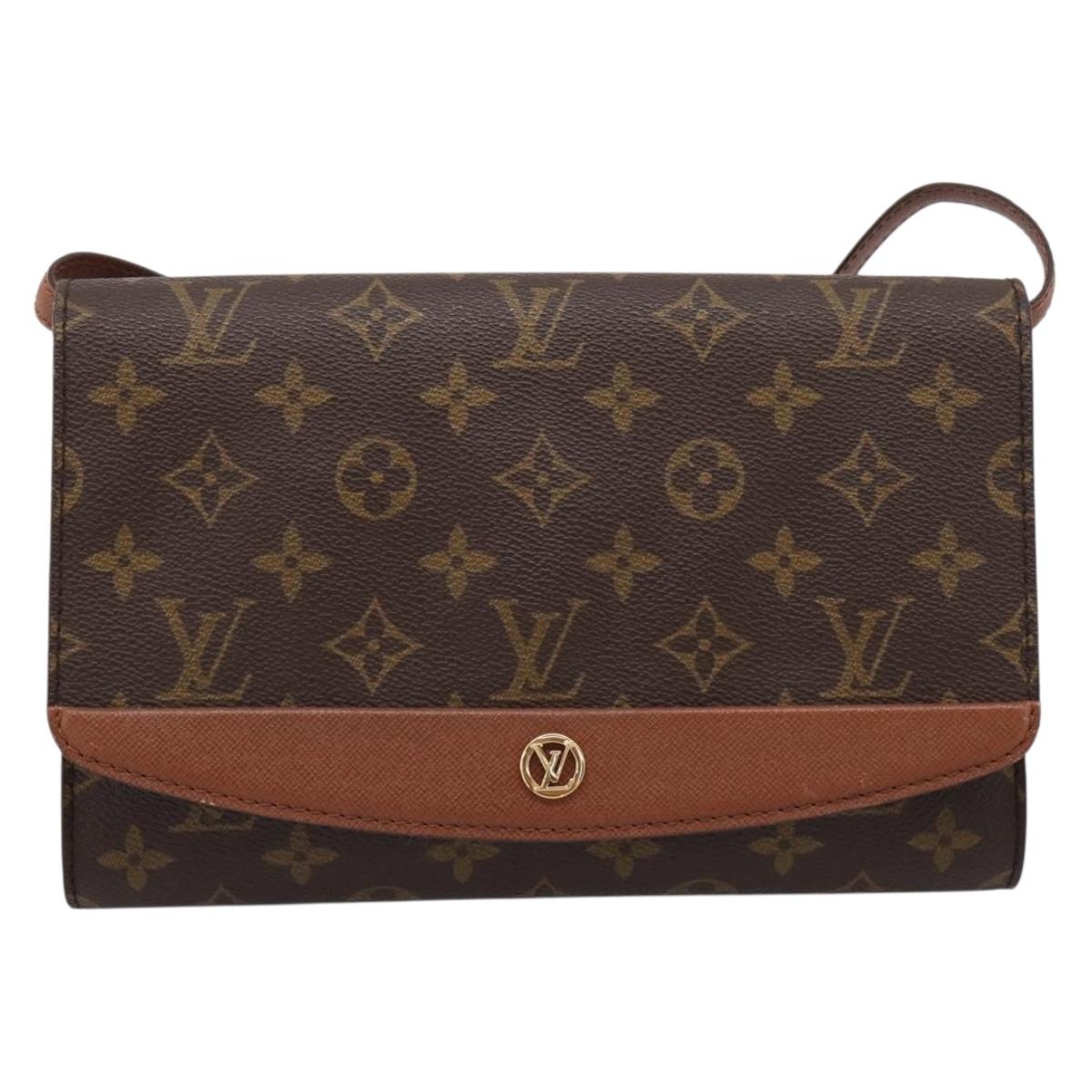 LOUIS VUITTON Monogram Bordeaux 24 Shoulder Bag M51798 LV Auth 208738V
