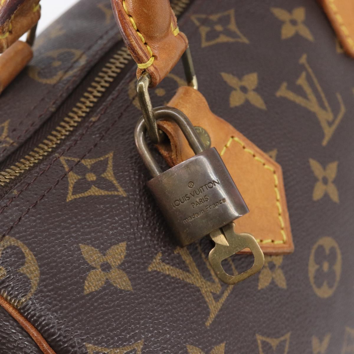 LOUIS VUITTON Monogram Speedy 25 Hand Bag M41528 LV Auth 208751A